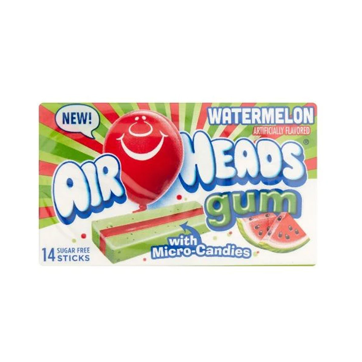 12pk Airhead Gum Watermelon X 12 Units Melbourne Distributors Co